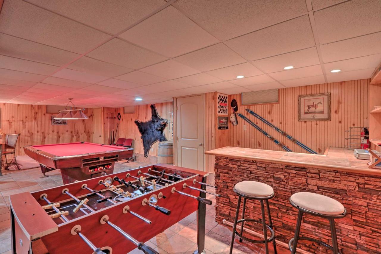 Poconos Home With Game Room Walk To Lake Harmony! Esterno foto
