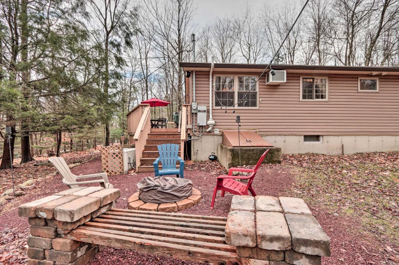 Poconos Home With Game Room Walk To Lake Harmony! Esterno foto