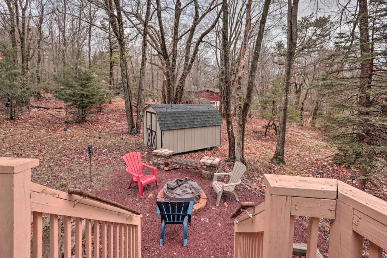 Poconos Home With Game Room Walk To Lake Harmony! Esterno foto